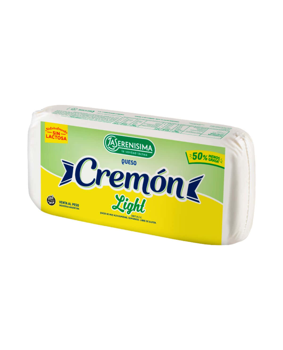 Queso Cremoso La Serenisima Cremon Light 500 Gr